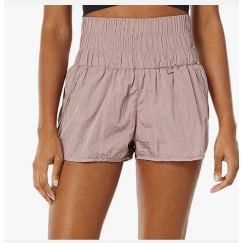 FP Movement Free People Shorts High Rise The Way Home Lavender Athlesiure Sz SM